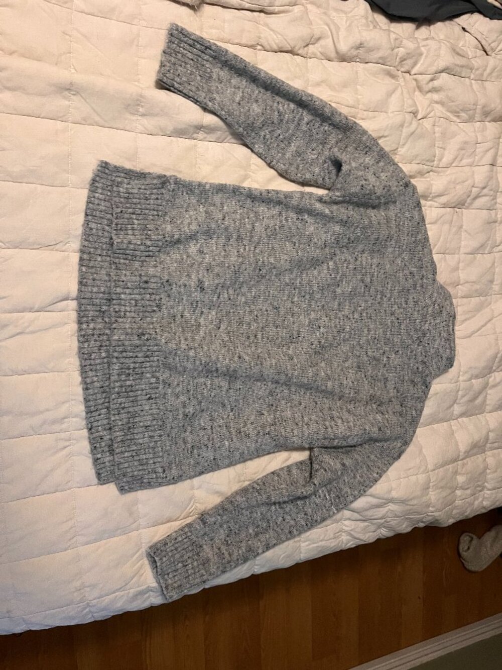 Grey Mock Neck Sweater Size Small